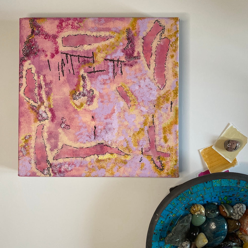 Rhodonite - Original on Canvas