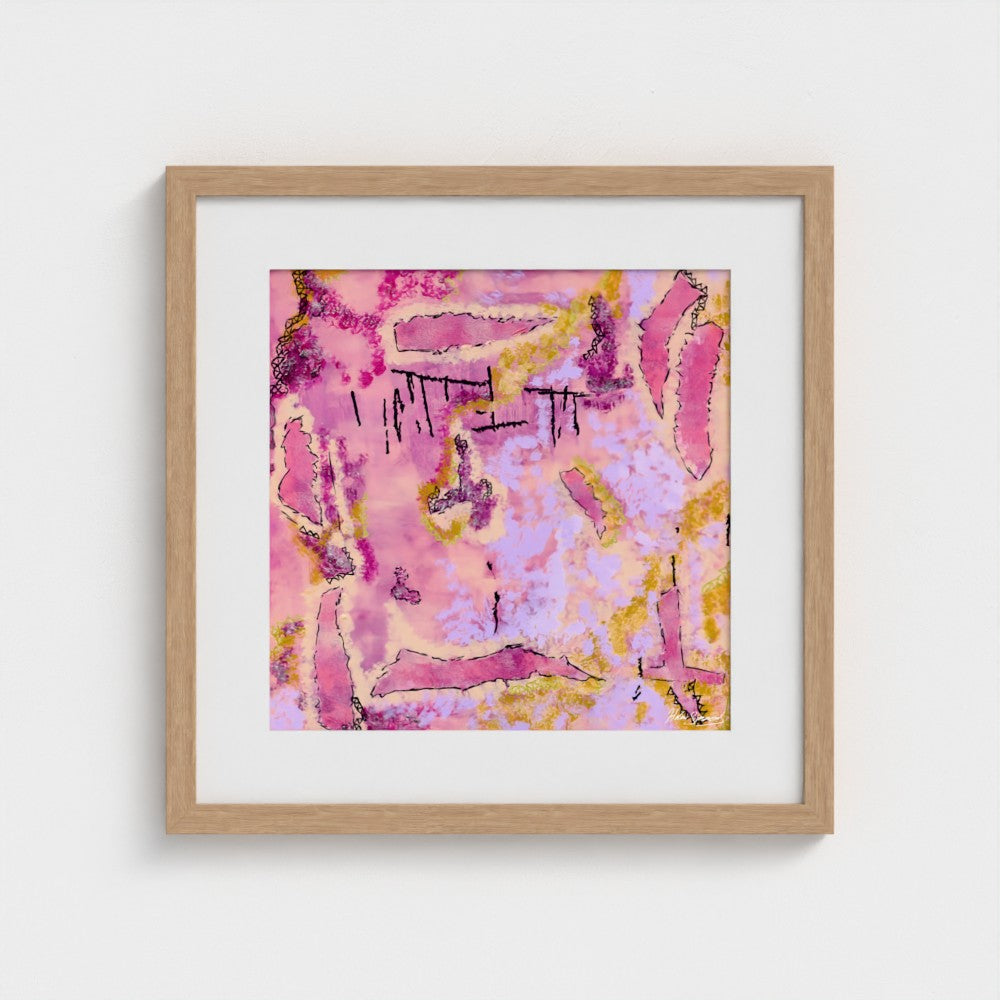 Rhodonite - Paper Art Print