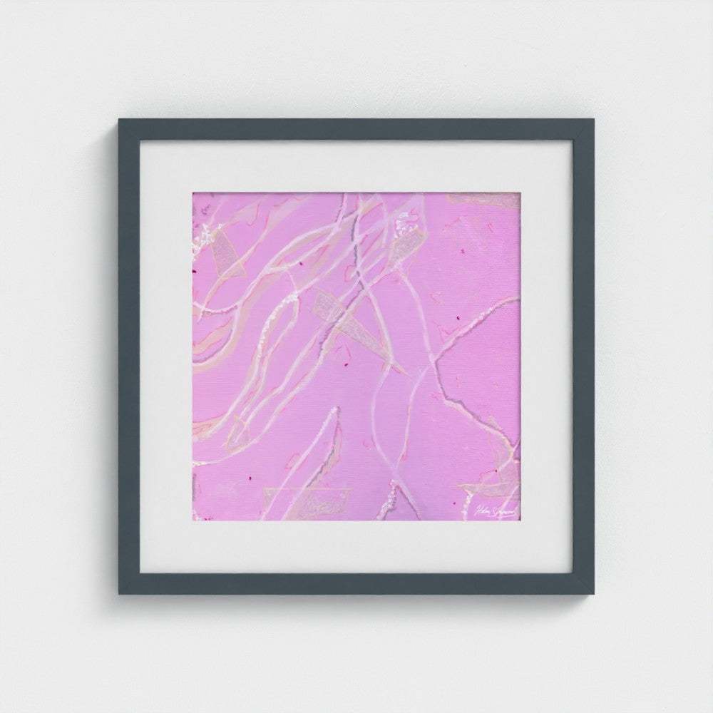 Rose Quartz - Paper Art Print