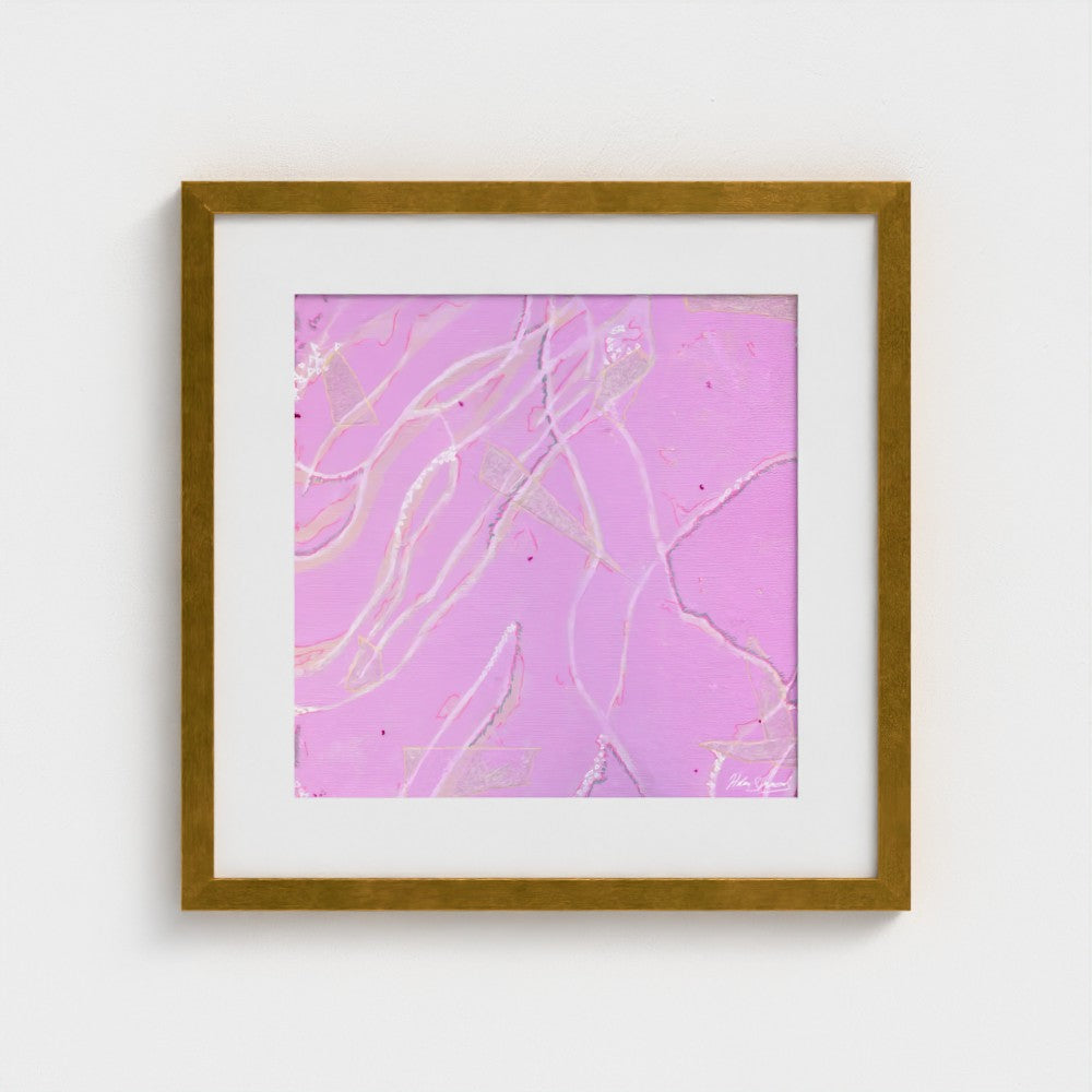 Rose Quartz - Paper Art Print