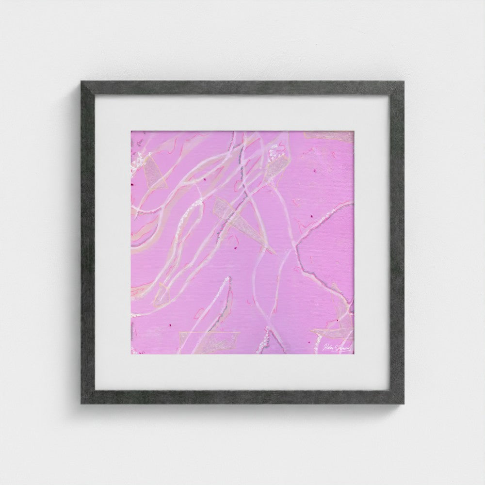 Rose Quartz - Paper Art Print