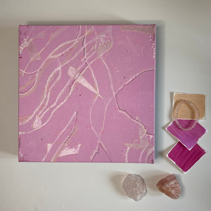 Rose Quartz - Original on Canvas
