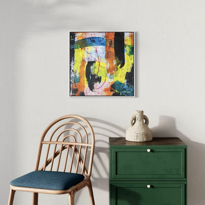 Rush - Original Abstract Painting by Helen Simmonds