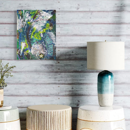 Star Dust - Original Abstract Painting by Helen Simmonds