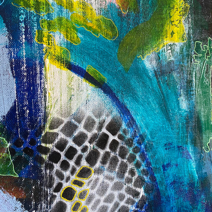 Stars and Spiros - Original on Canvas