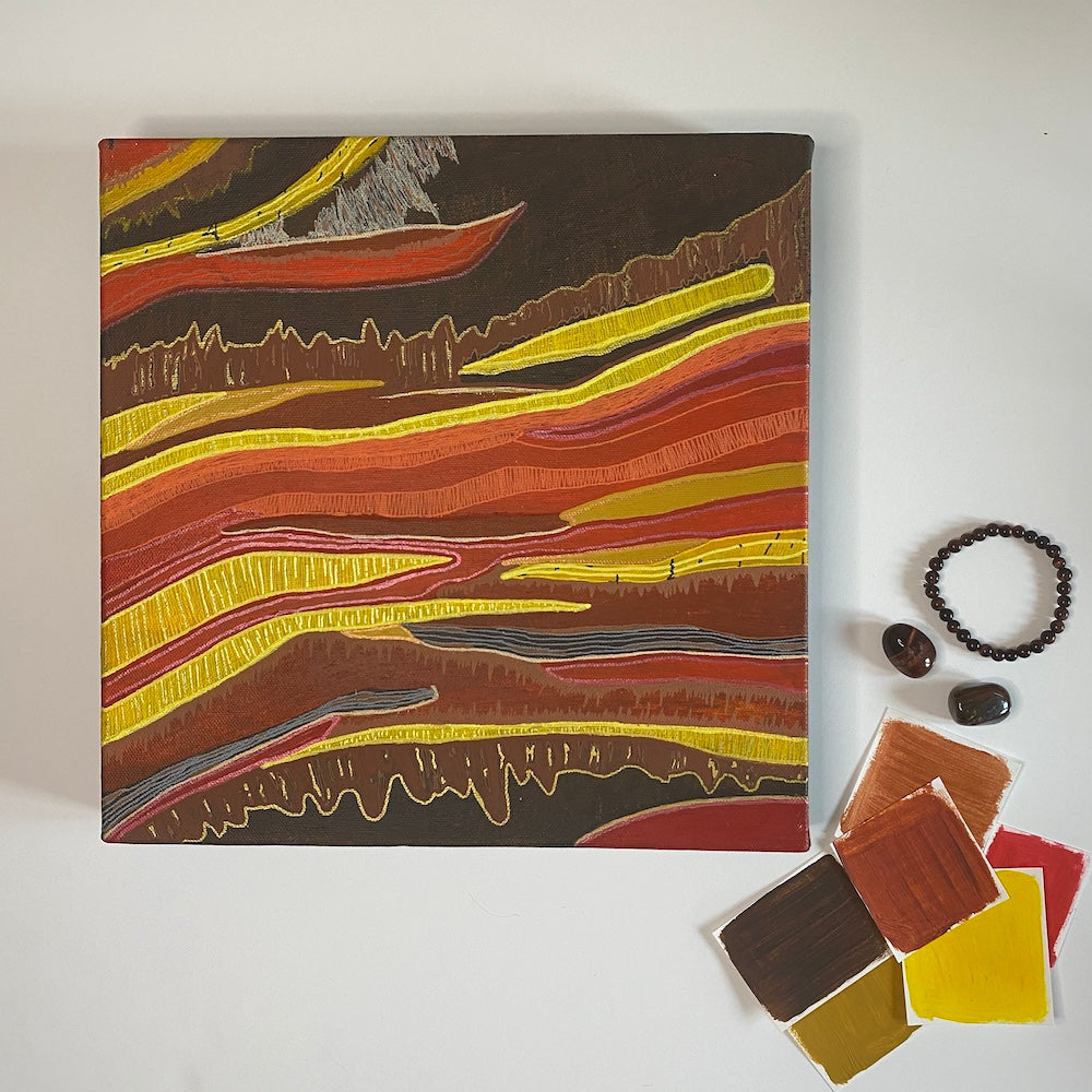 Tiger Iron - Original on Canvas