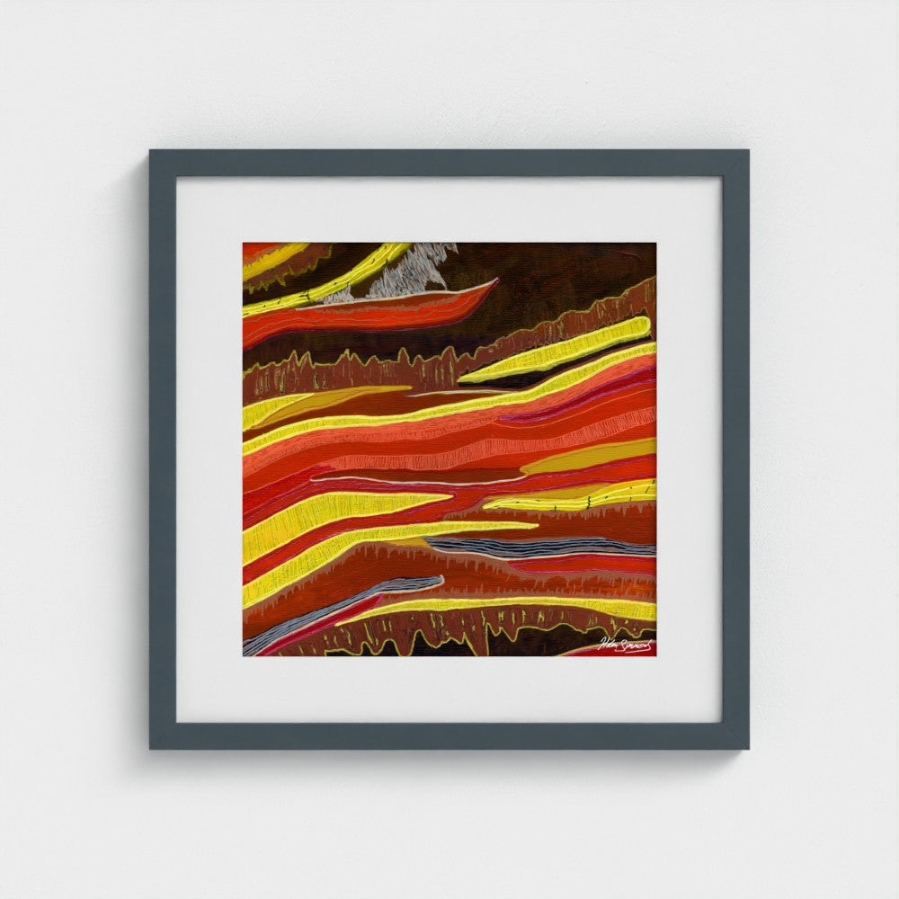 Tiger Iron - Paper Art Print
