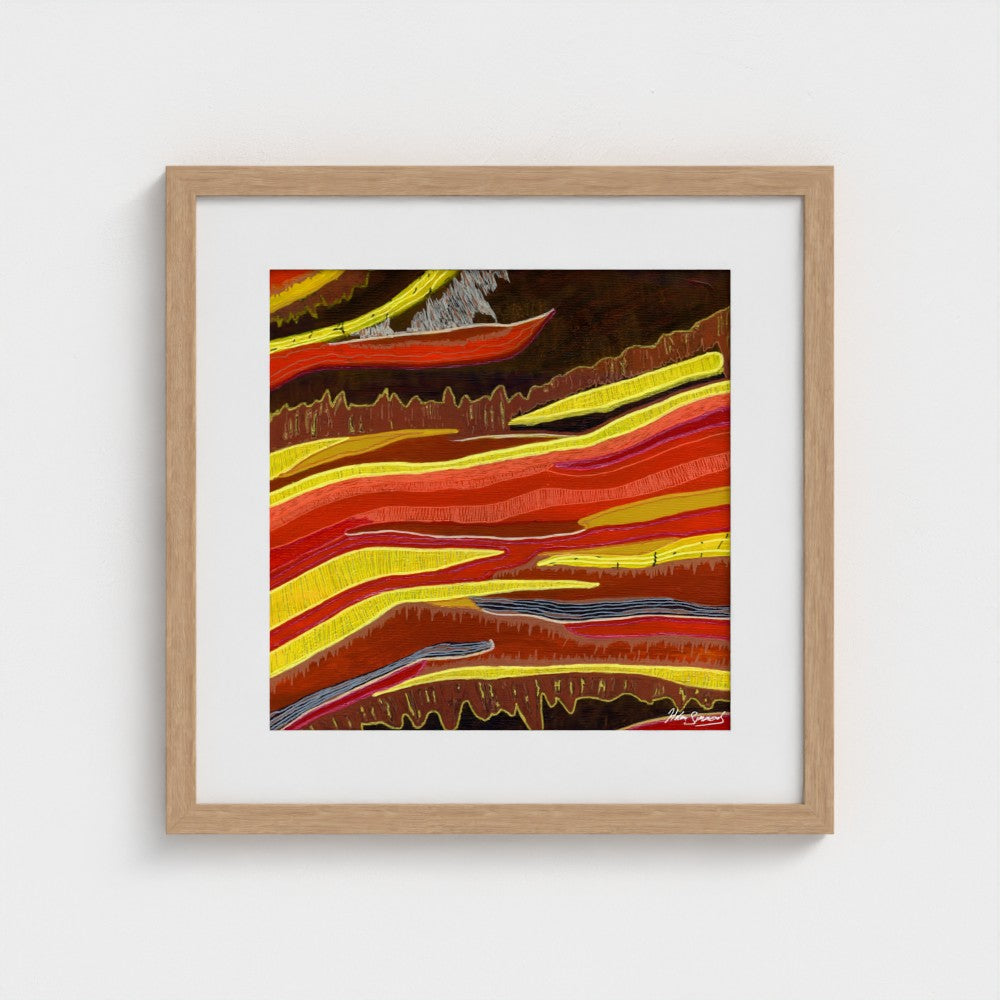 Tiger Iron - Paper Art Print