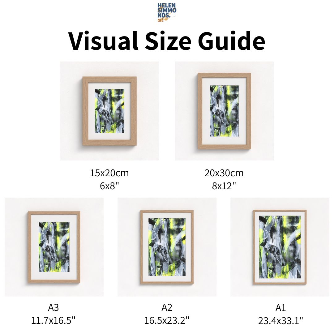 No.3 Yellow - Paper Art Print