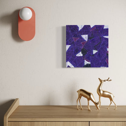 Amethyst - Original Abstract Painting by Helen Simmonds