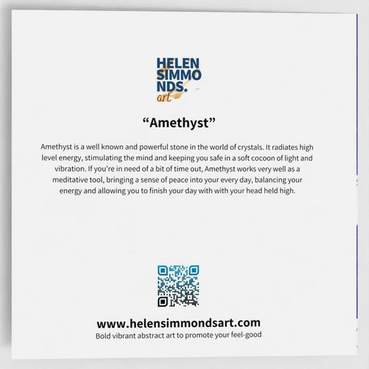 Amethyst - Fine Art Greeting Card