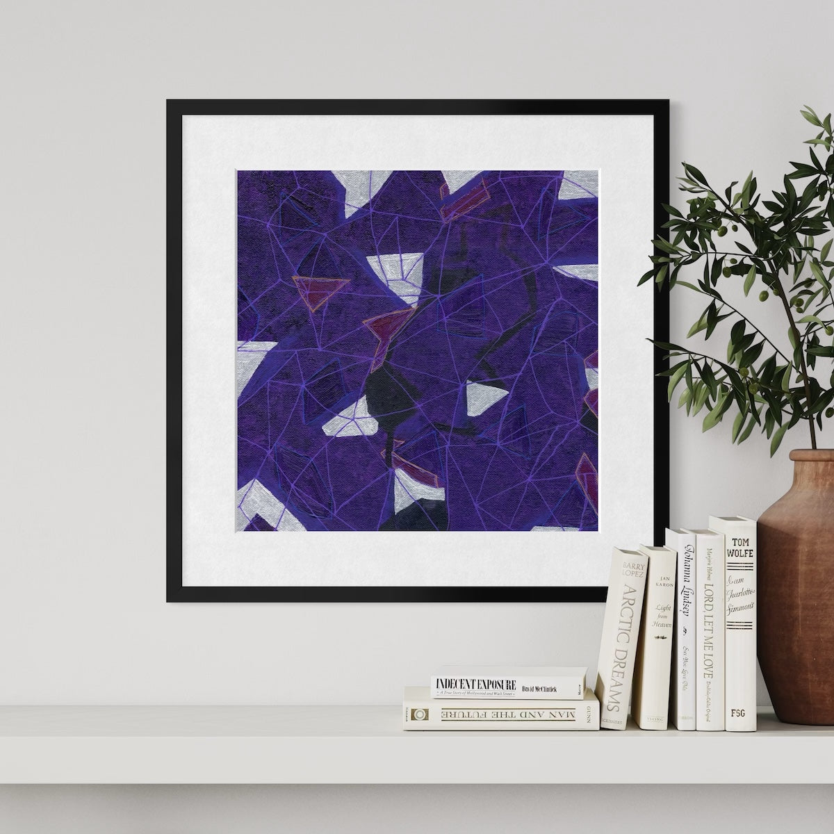 Amethyst - Paper Art Print