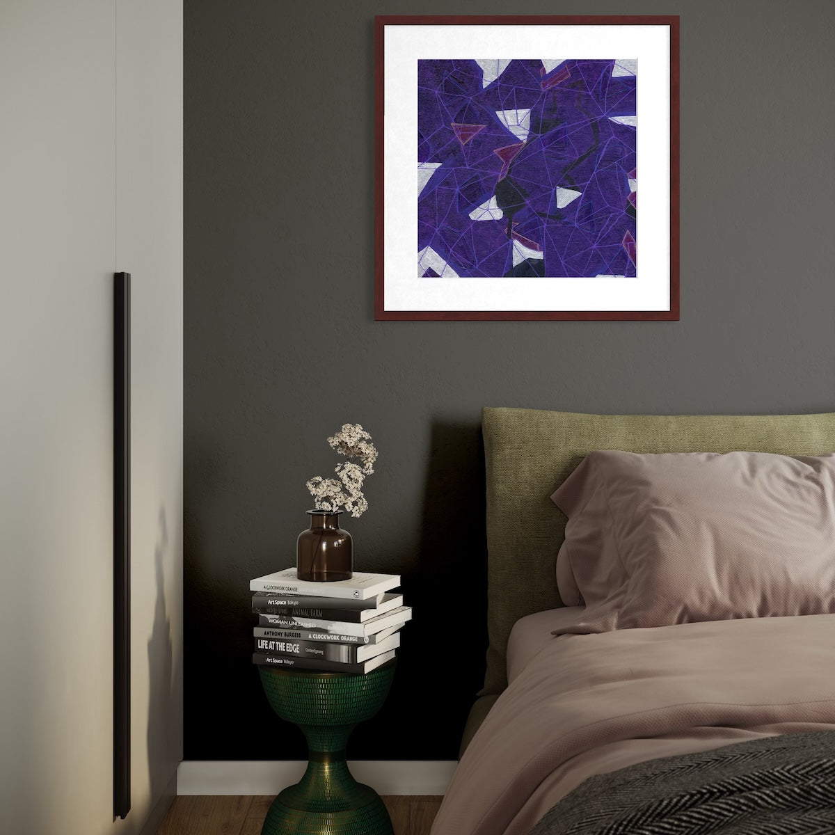 Amethyst - Paper Art Print