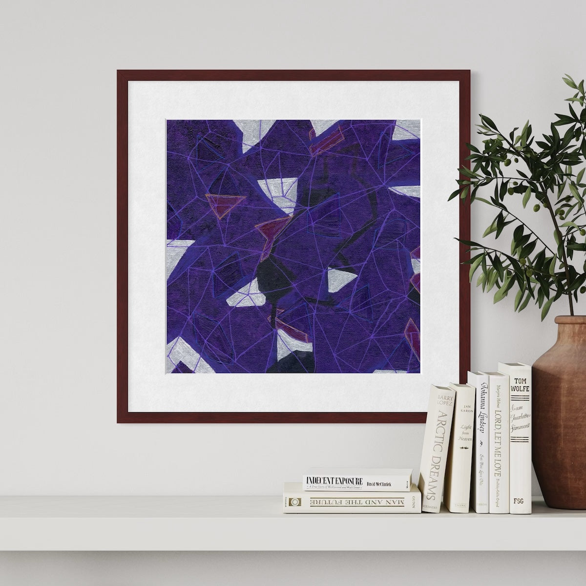 Amethyst - Paper Art Print