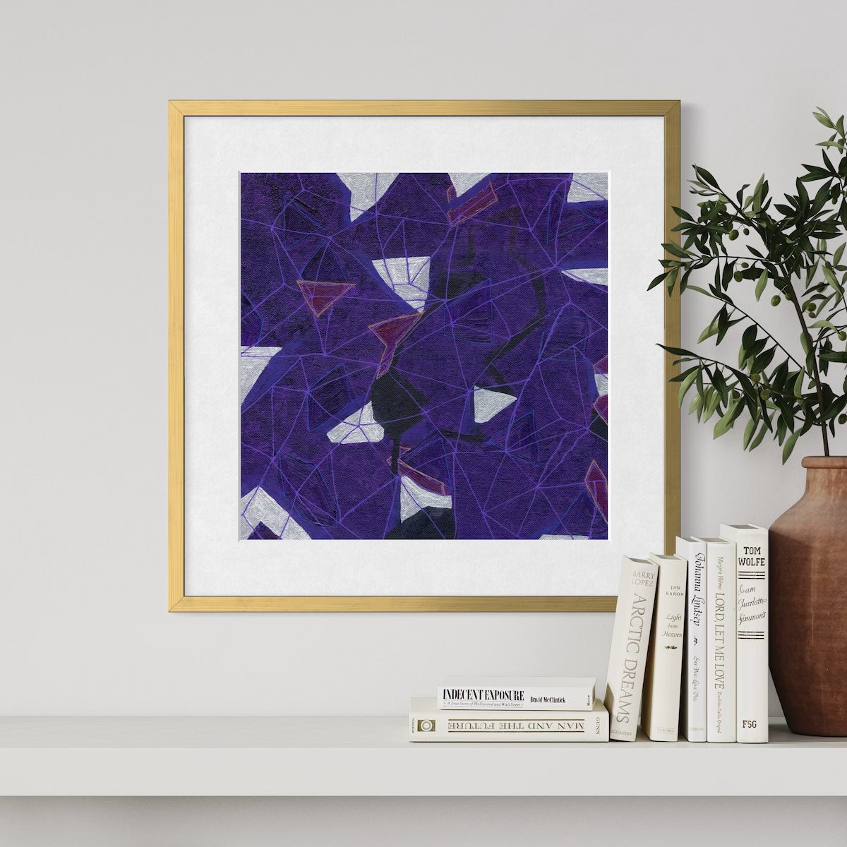 Amethyst - Paper Art Print