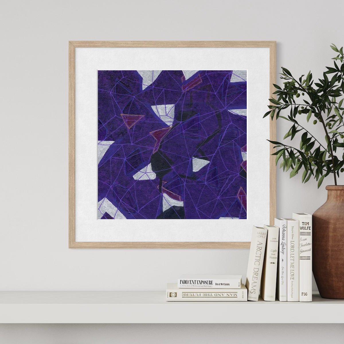 Amethyst - Paper Art Print