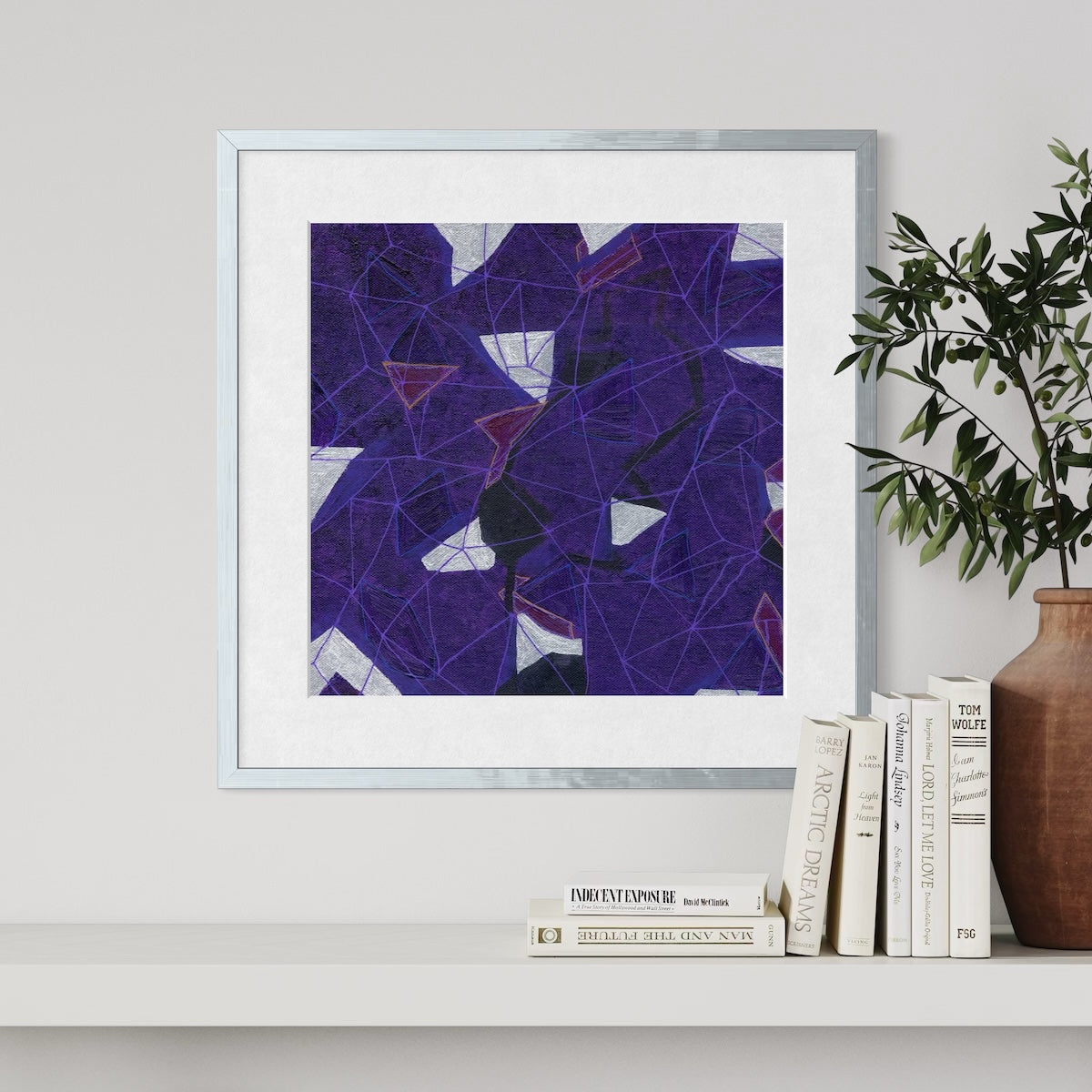 Amethyst - Paper Art Print
