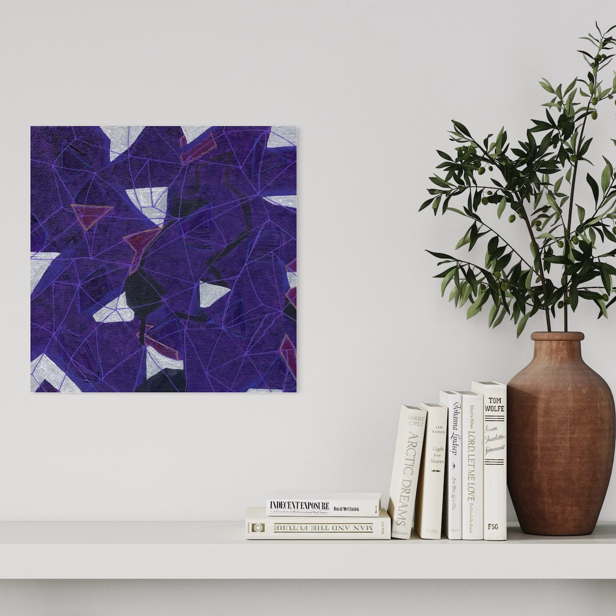 Amethyst - Paper Art Print