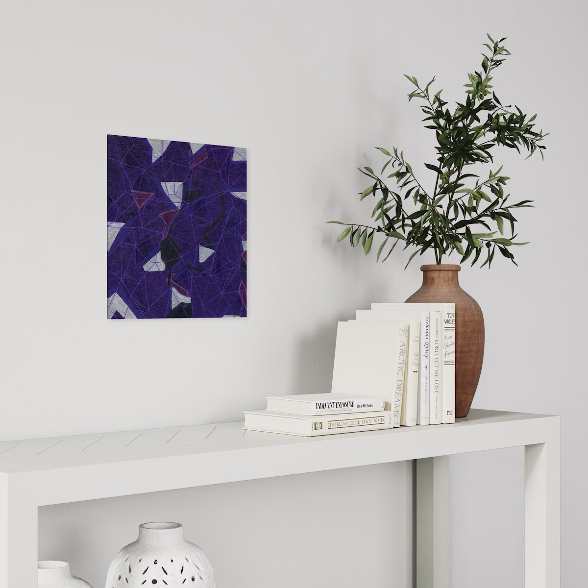 Amethyst - Paper Art Print