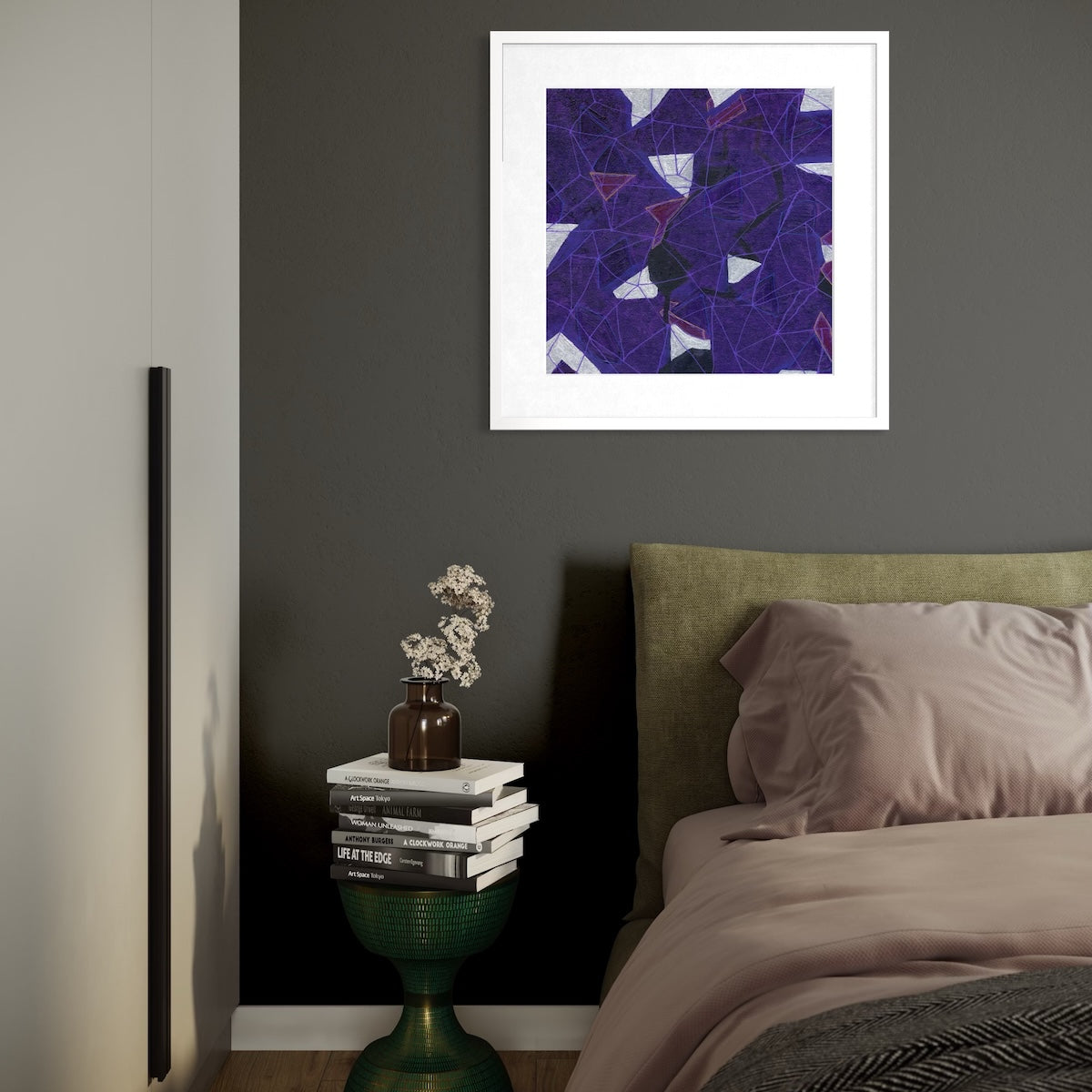 Amethyst - Paper Art Print