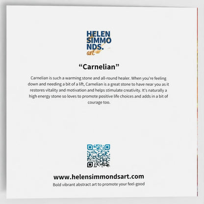 Carnelian - Fine Art Greeting Card