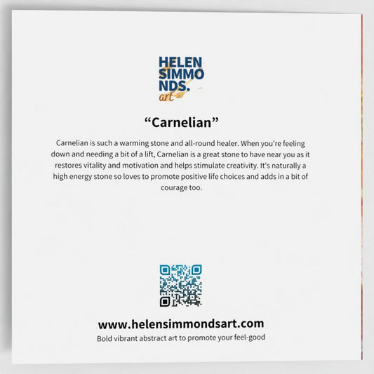 Carnelian - Fine Art Greeting Card