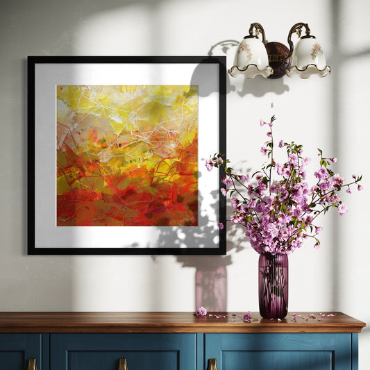 Citrine - Paper Art Print