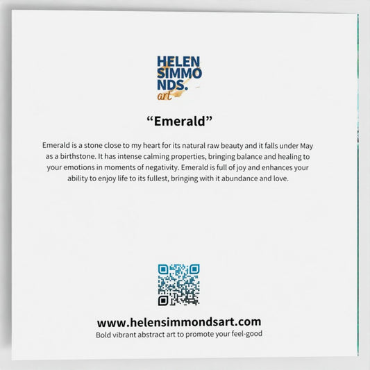 Emerald - Fine Art Greeting Card