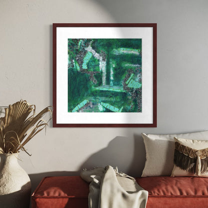 Emerald - Paper Art Print