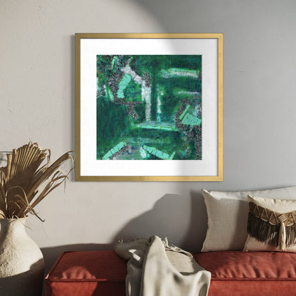 Emerald - Paper Art Print
