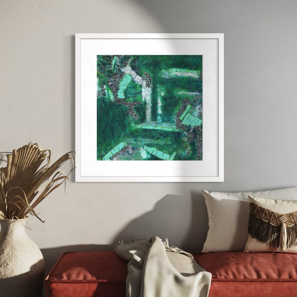 Emerald - Paper Art Print