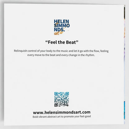 Feel the Beat - Fine Art Greeting Card