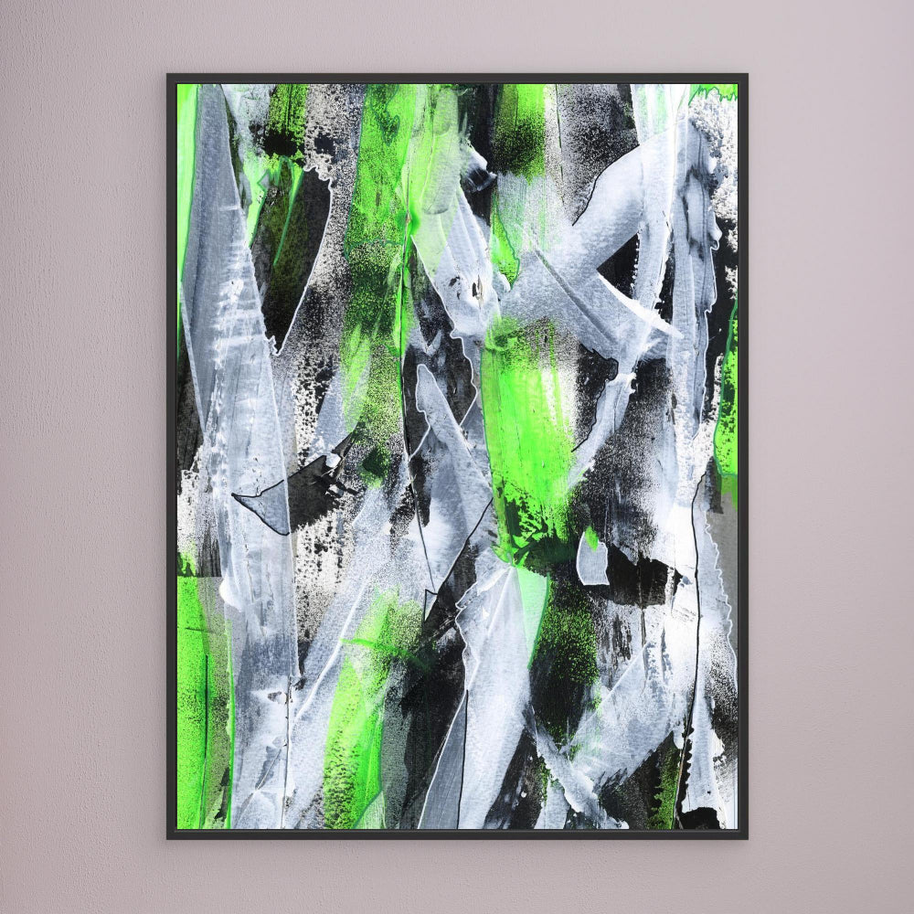 No.1 Green - Canvas Art Print