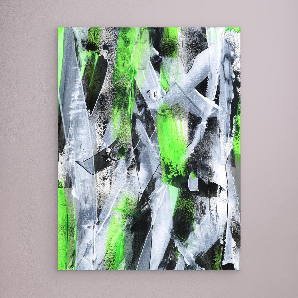 No.1 Green - Canvas Art Print