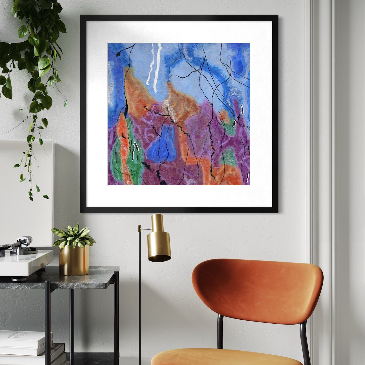 Labradorite - Paper Art Print