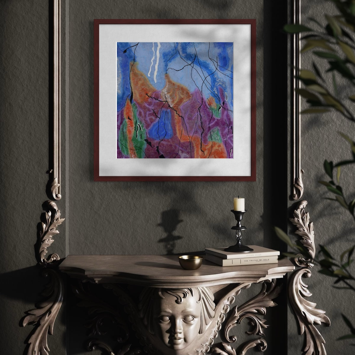 Labradorite - Paper Art Print