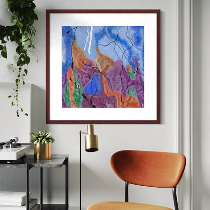 Labradorite - Paper Art Print