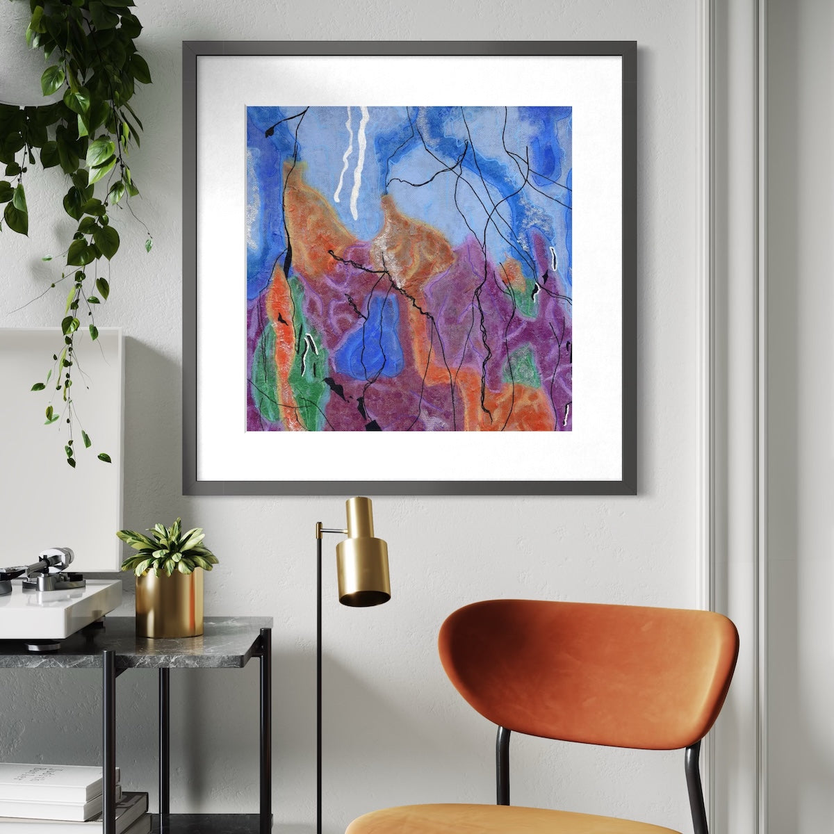 Labradorite - Paper Art Print