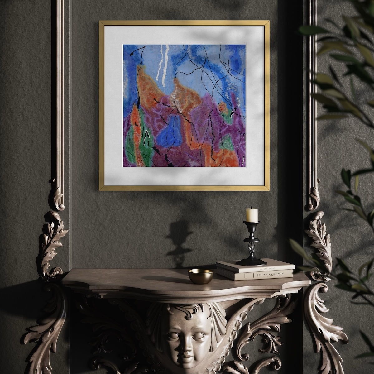 Labradorite - Paper Art Print