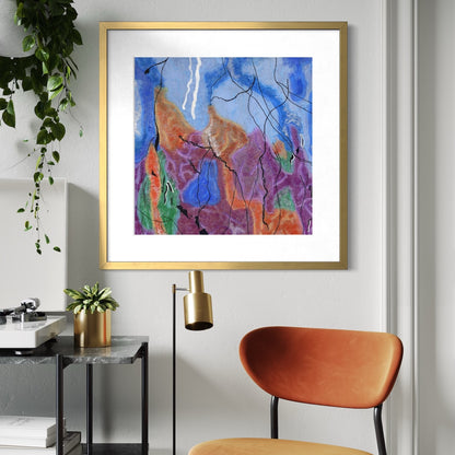 Labradorite - Paper Art Print