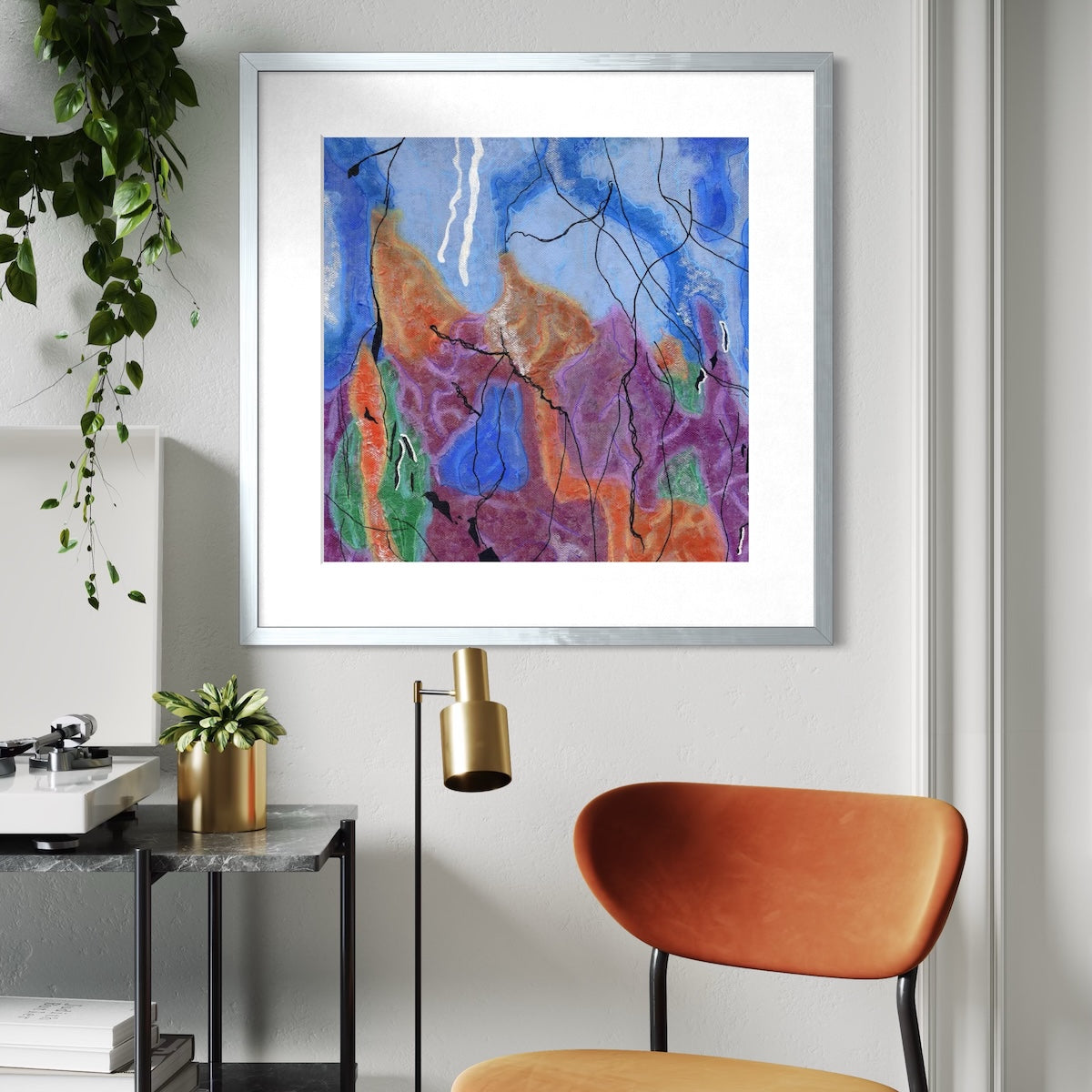 Labradorite - Paper Art Print