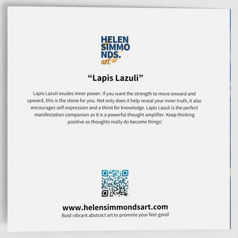 Lapis Lazuli - Fine Art Greeting Card