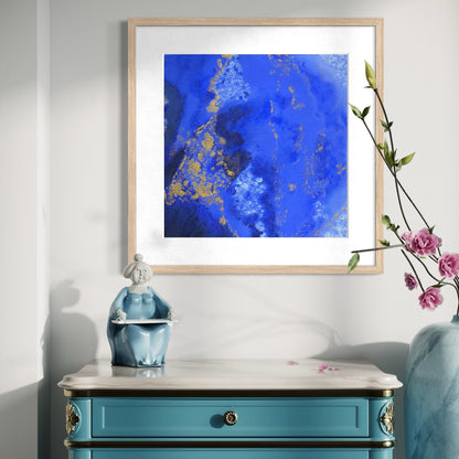 Lapis Lazuli - Paper Art Print