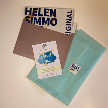 marketing materials for helen simmonds art