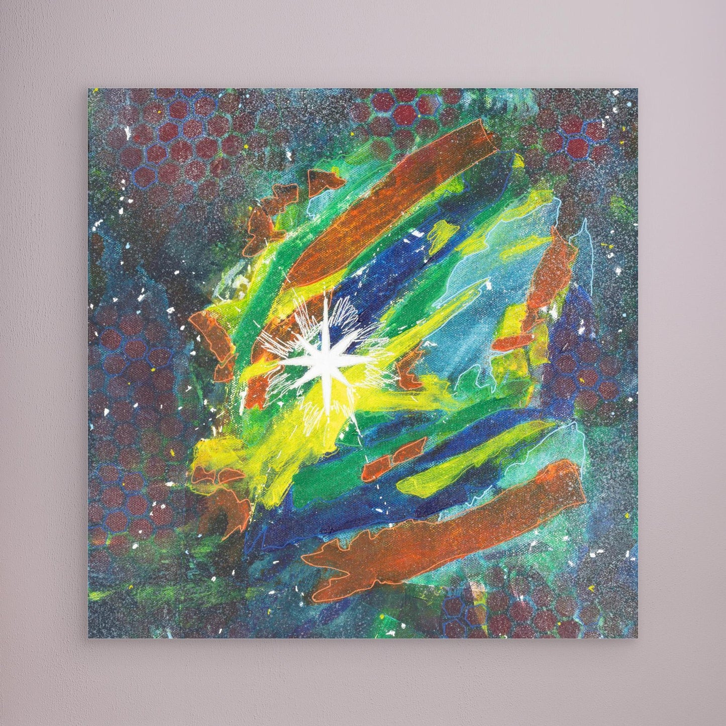 Nebula - SQ Canvas Art Print