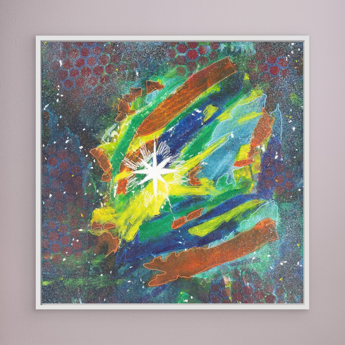 Nebula - SQ Canvas Art Print