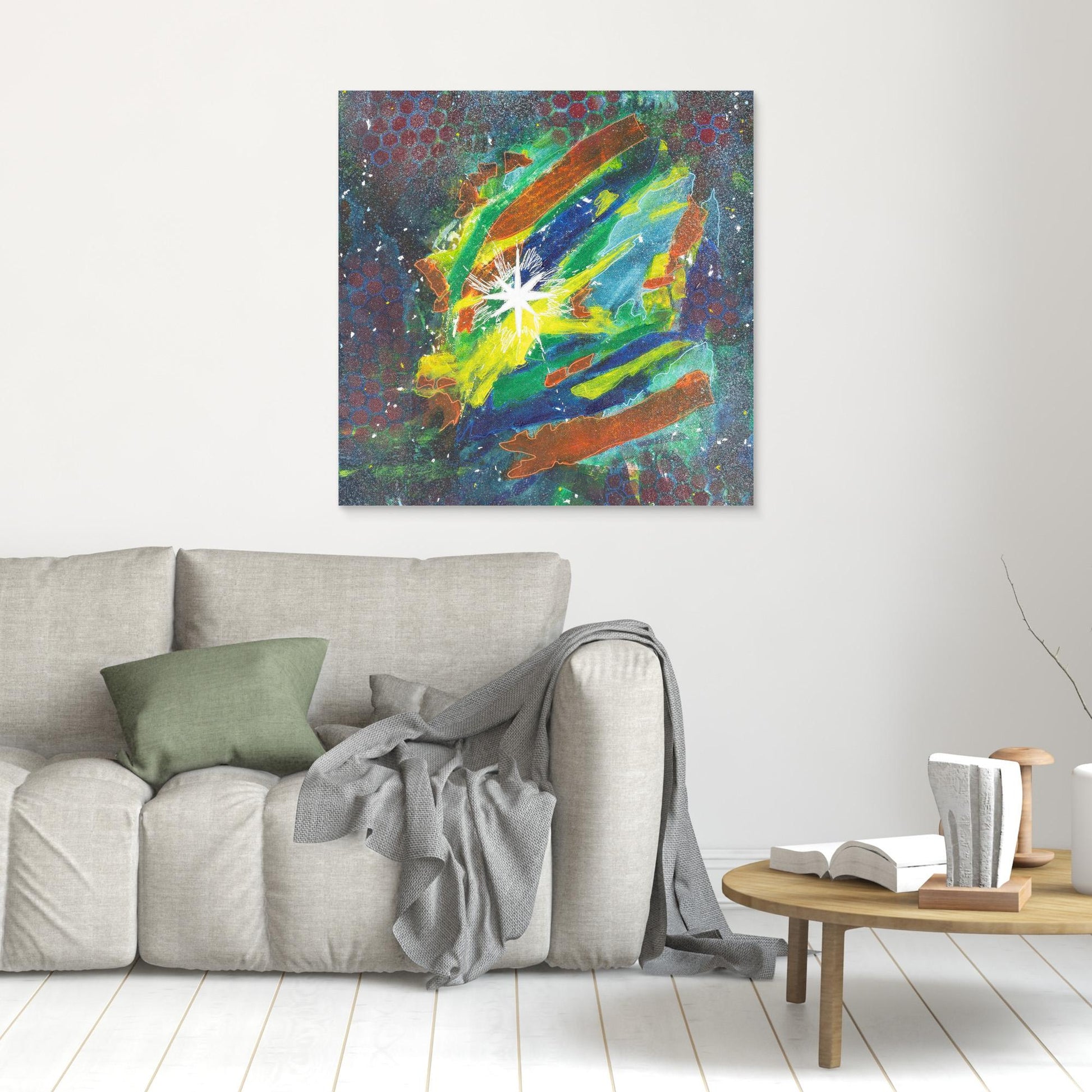 Nebula - SQ Canvas Art Print