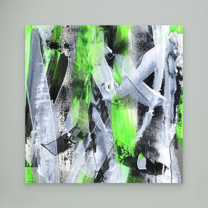 No. 1 Green - SQ Canvas Art Print