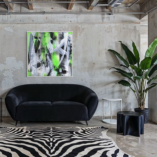 No. 1 Green - Canvas Art Print