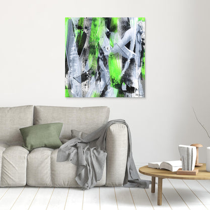 No.1 Green - Canvas Art Print